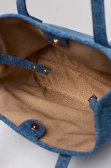 MULTI LOGO DENIM TOTE BAG