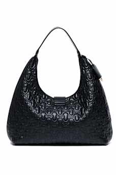 HORSESHOE EMBOSSED HOBO BAG