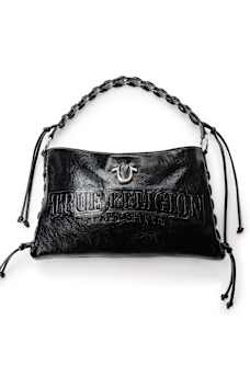EMBOSSED LOGO HANDBAG
