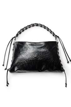 EMBOSSED LOGO HANDBAG