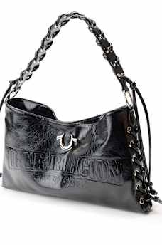 EMBOSSED LOGO HANDBAG