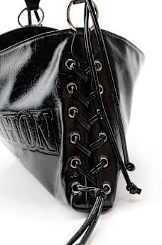 EMBOSSED LOGO HANDBAG
