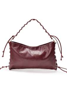 EMBOSSED LOGO HANDBAG