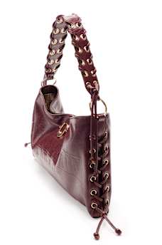 EMBOSSED LOGO HANDBAG