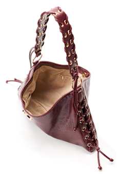 EMBOSSED LOGO HANDBAG