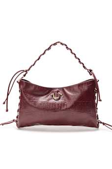 EMBOSSED LOGO HANDBAG