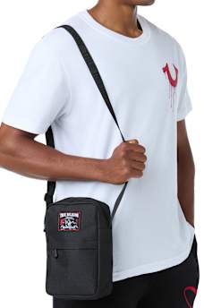 CLASSIC LOGO PATCH SLING BAG