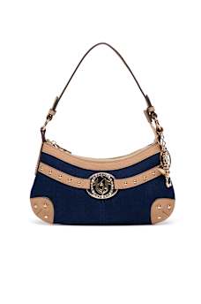 TRUE RELIGION X BABY PHAT DENIM CHARM BAG
