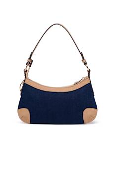 TRUE RELIGION X BABY PHAT DENIM CHARM BAG