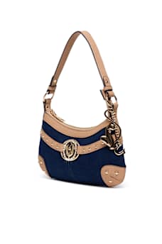 TRUE RELIGION X BABY PHAT DENIM CHARM BAG