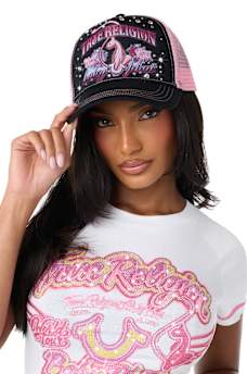TRUE RELIGION X BABY PHAT TRUCKER HAT