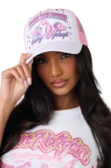 TRUE RELIGION X BABY PHAT TRUCKER HAT