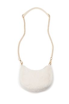 PLUSH HORSESHOE CHAIN HANDBAG