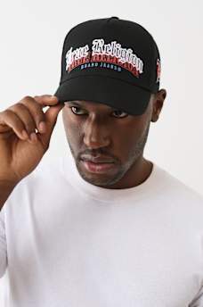 DOUBLE PRINT LOGO TRUCKER HAT, image 1
