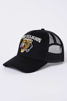 EMBROIDERED TIGER TRUCKER HAT, image 4