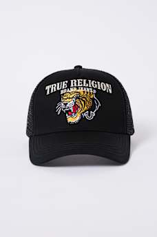 EMBROIDERED TIGER TRUCKER HAT, image 5