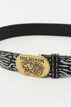 TIGER PRINT BUCKLE  BELT, image 3