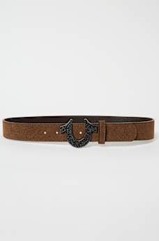 SUEDE HORSESHOE BELT, image 1