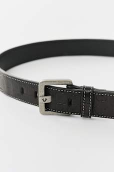 CROCODILE PRINT WESTERN BELT, image 3