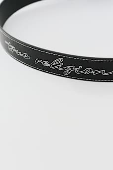 STITCHED LOGO WESTERN BELT, image 3