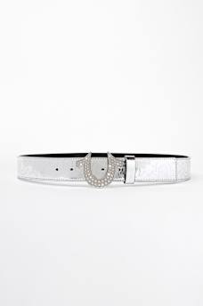 CINTUR&Oacute;N MET&Aacute;LICO CON HERRADURA ARGENT SAGE, image 1