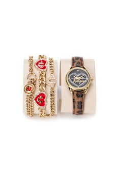 LEOPARD WATCH BRACELET SET