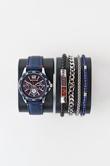 LOGO MULTI-CHAIN WATCH SET, image 1