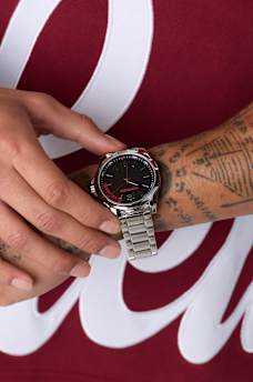 RELOJ PLATEADO
