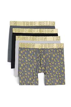 MEN'S GOLD 4-PACK BOXER BRIEFS