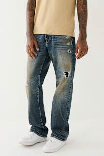 Medium Wash With Rips
