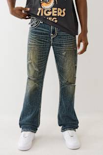 MENSWEAR DARK WASH W/ RIPS