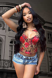 Floral Leopard