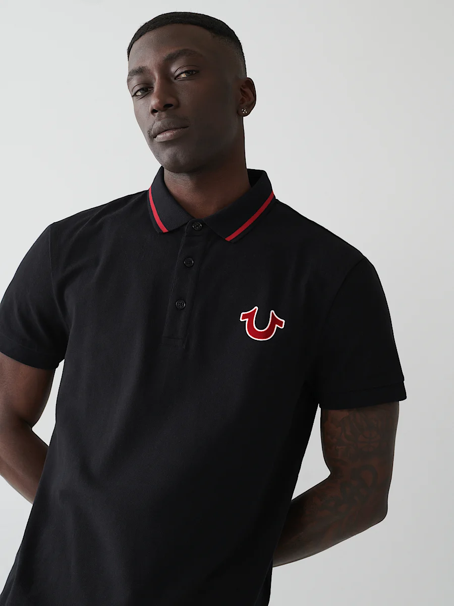 logo polo shirt