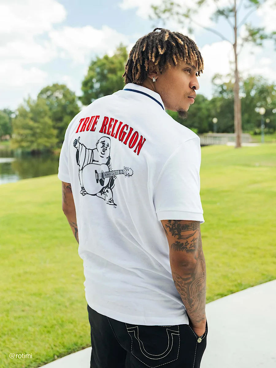 logo polo shirt