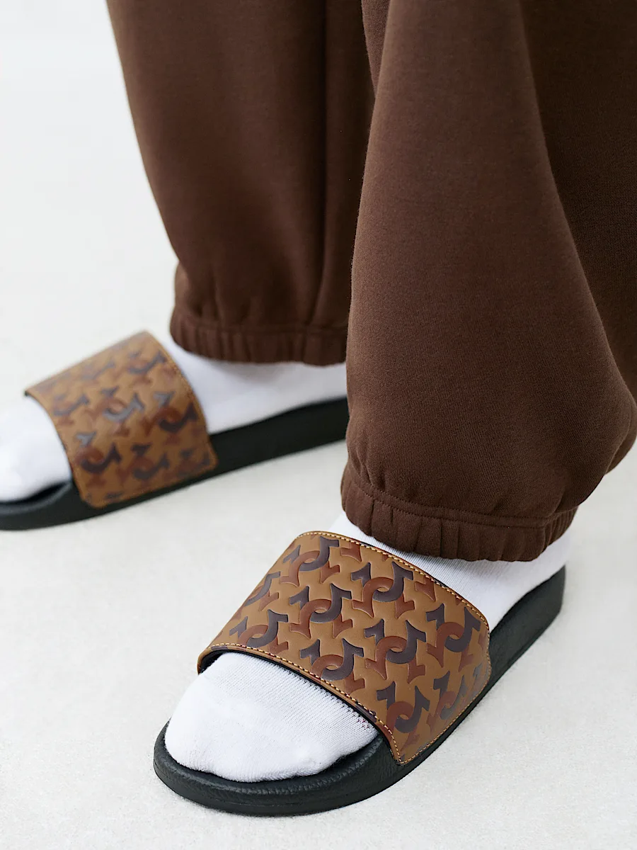 horseshoe monogram slides