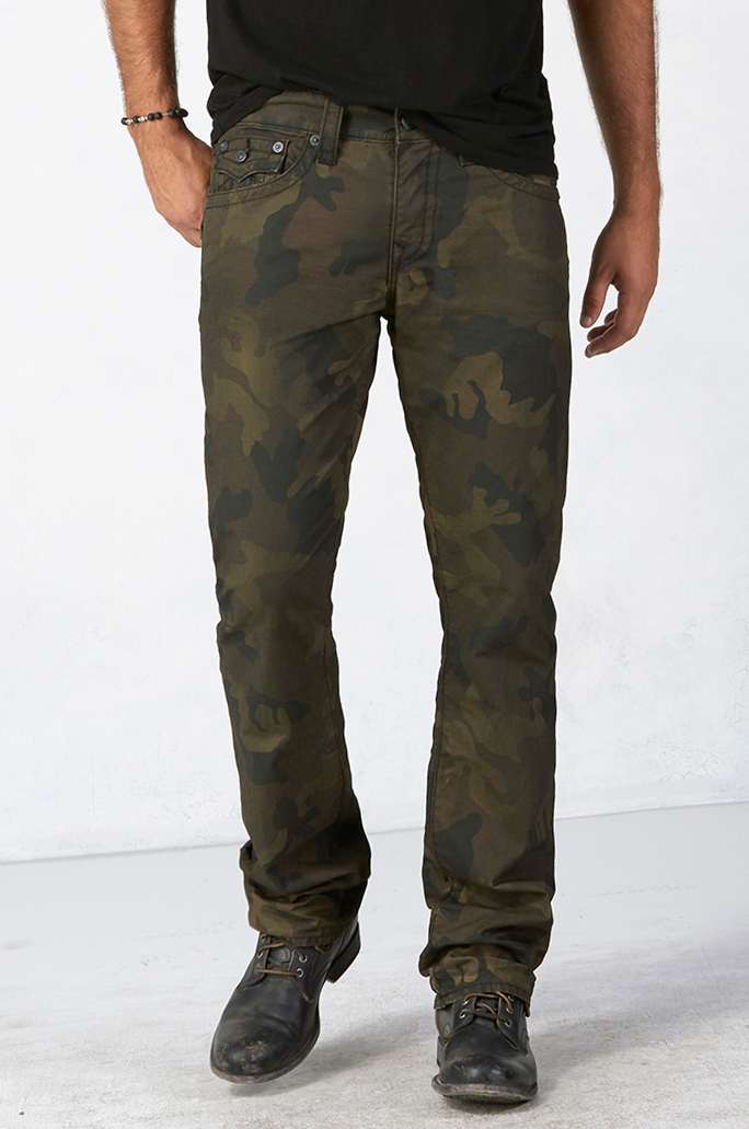 Ricky Men's Camo Jeans - Straight Leg Jeans | True Religion