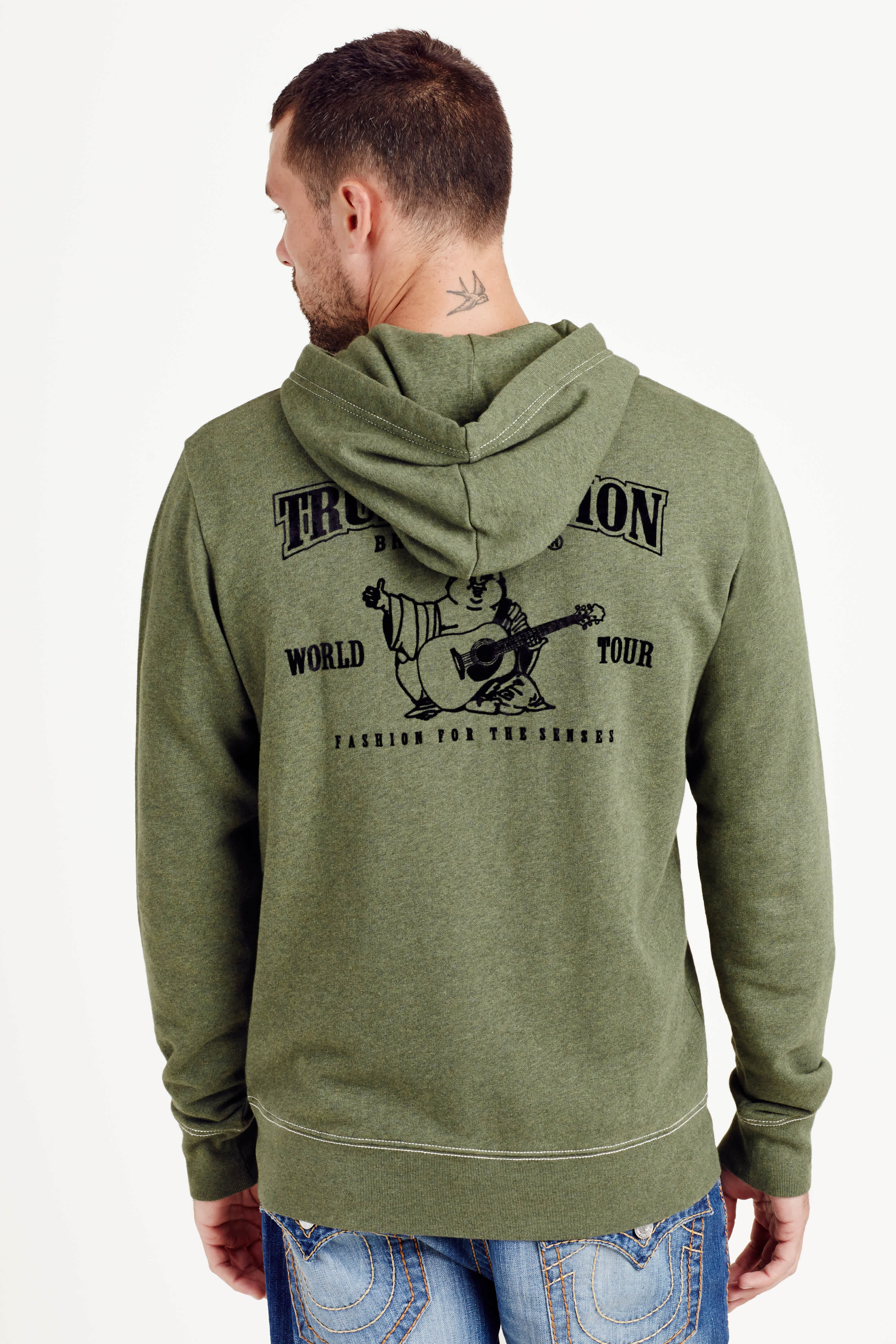 BUDDHA ZIP HOODIE