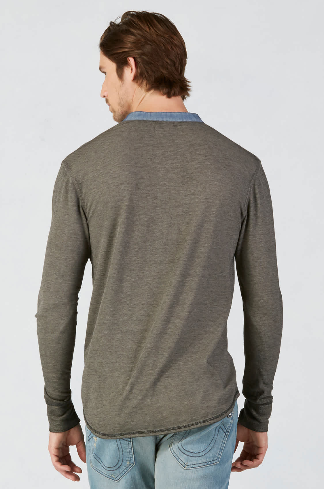 MILITARY MENS THERMAL HENLEY 