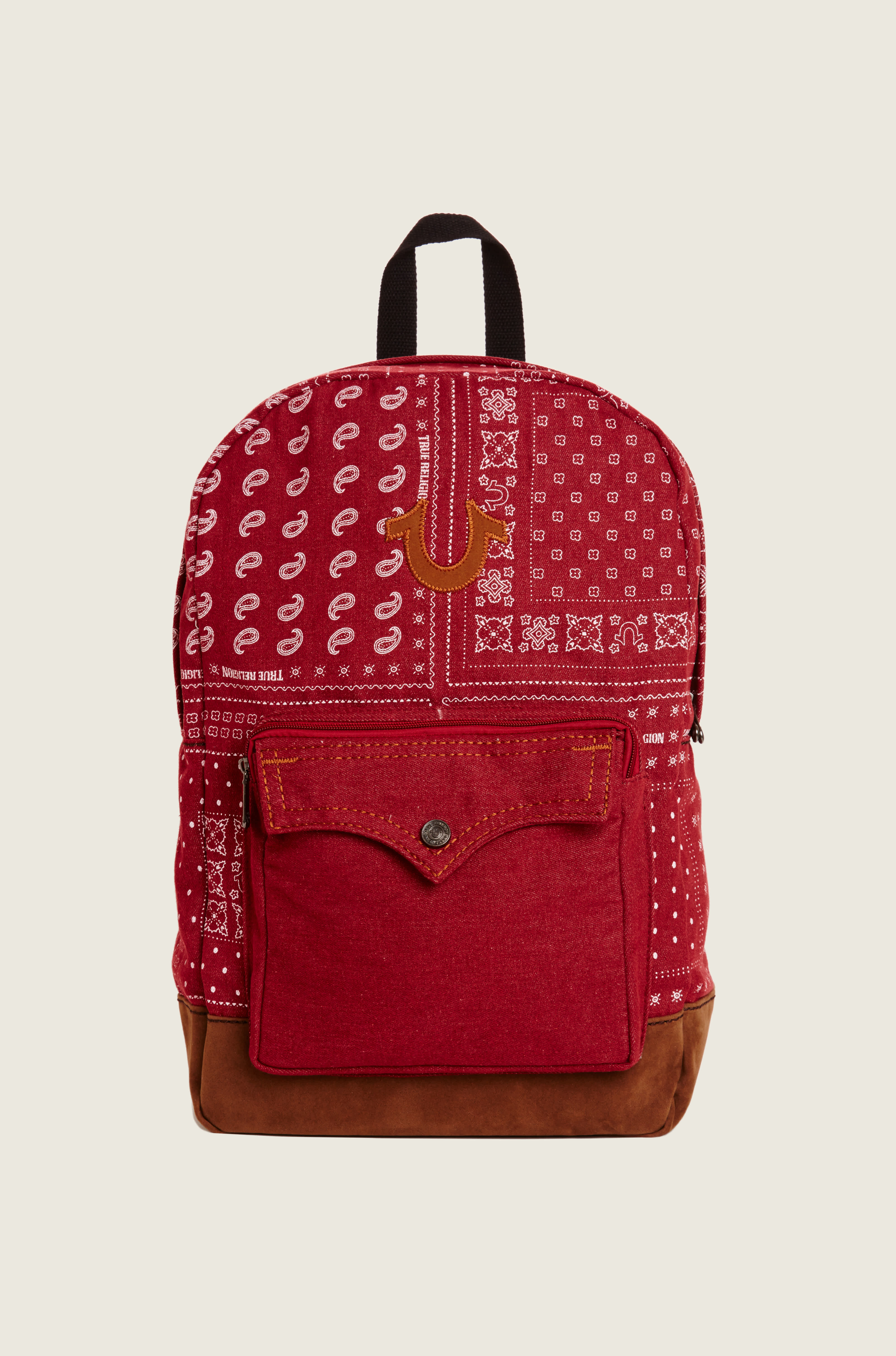 Bandana print backpack best sale