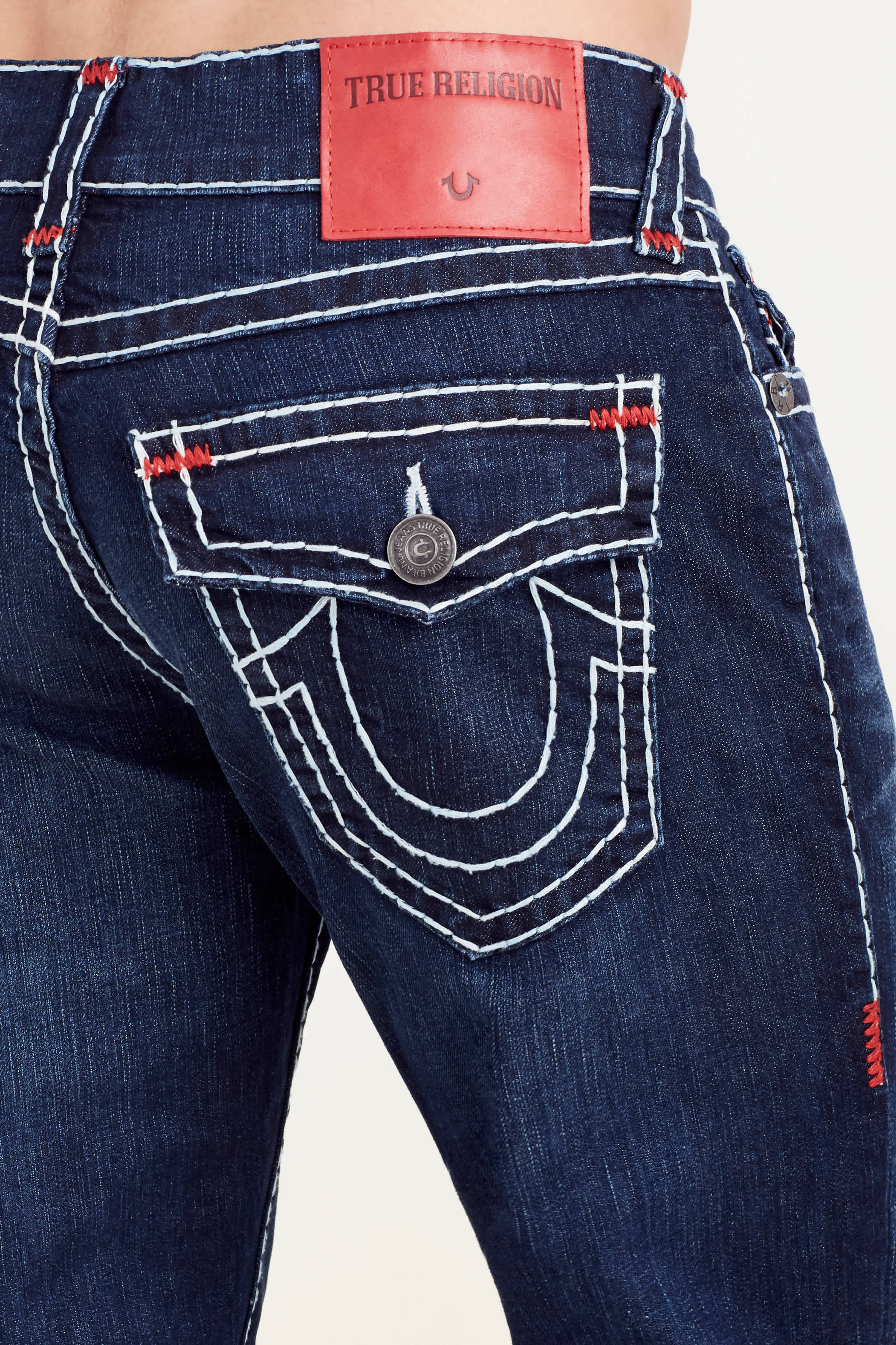 RICKY STRAIGHT FLAP SUPER T MENS JEAN - Light Patron | True