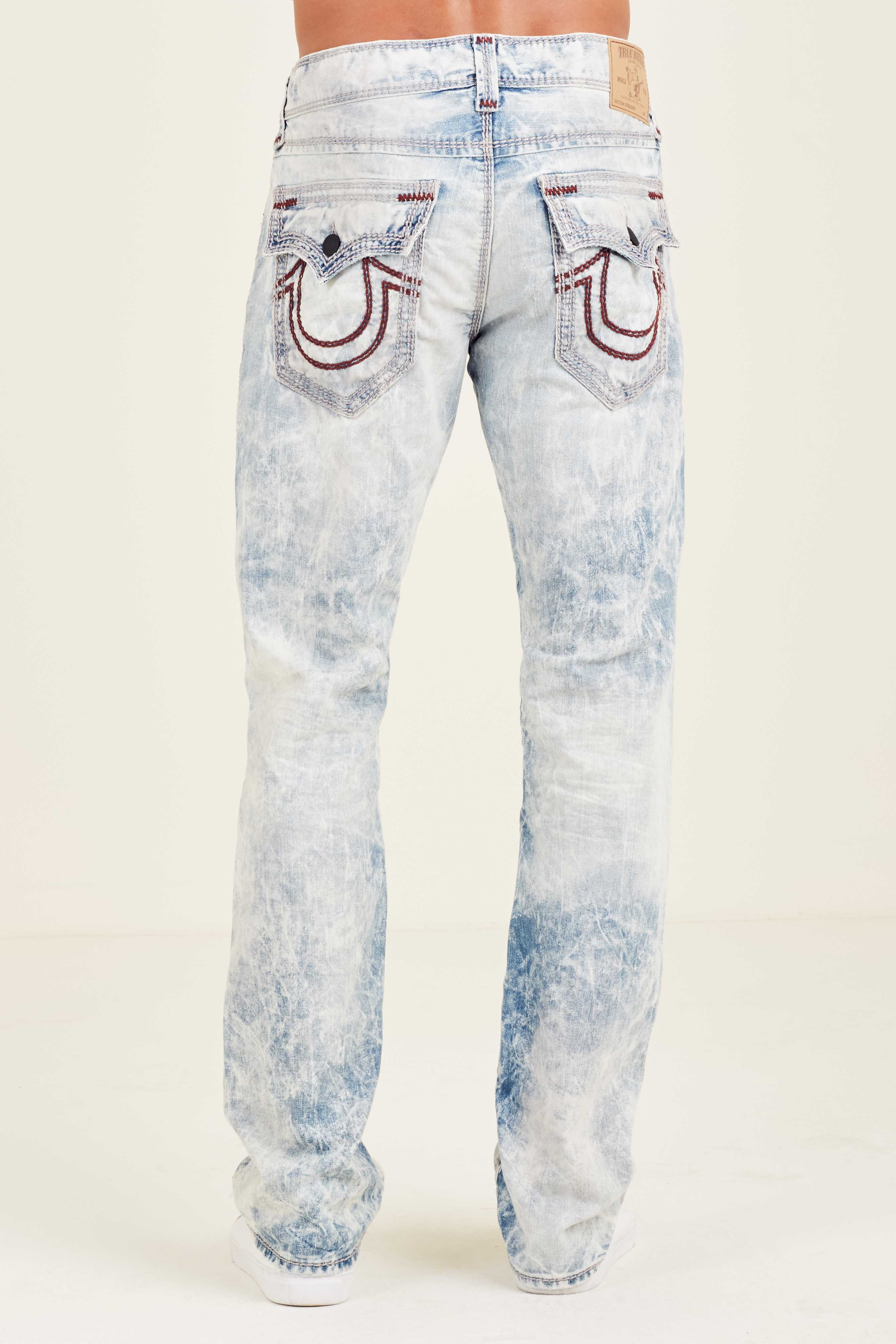 STRAIGHT FLAP MEGA T CLOUD MENS JEAN - Blizzard Rock Blue