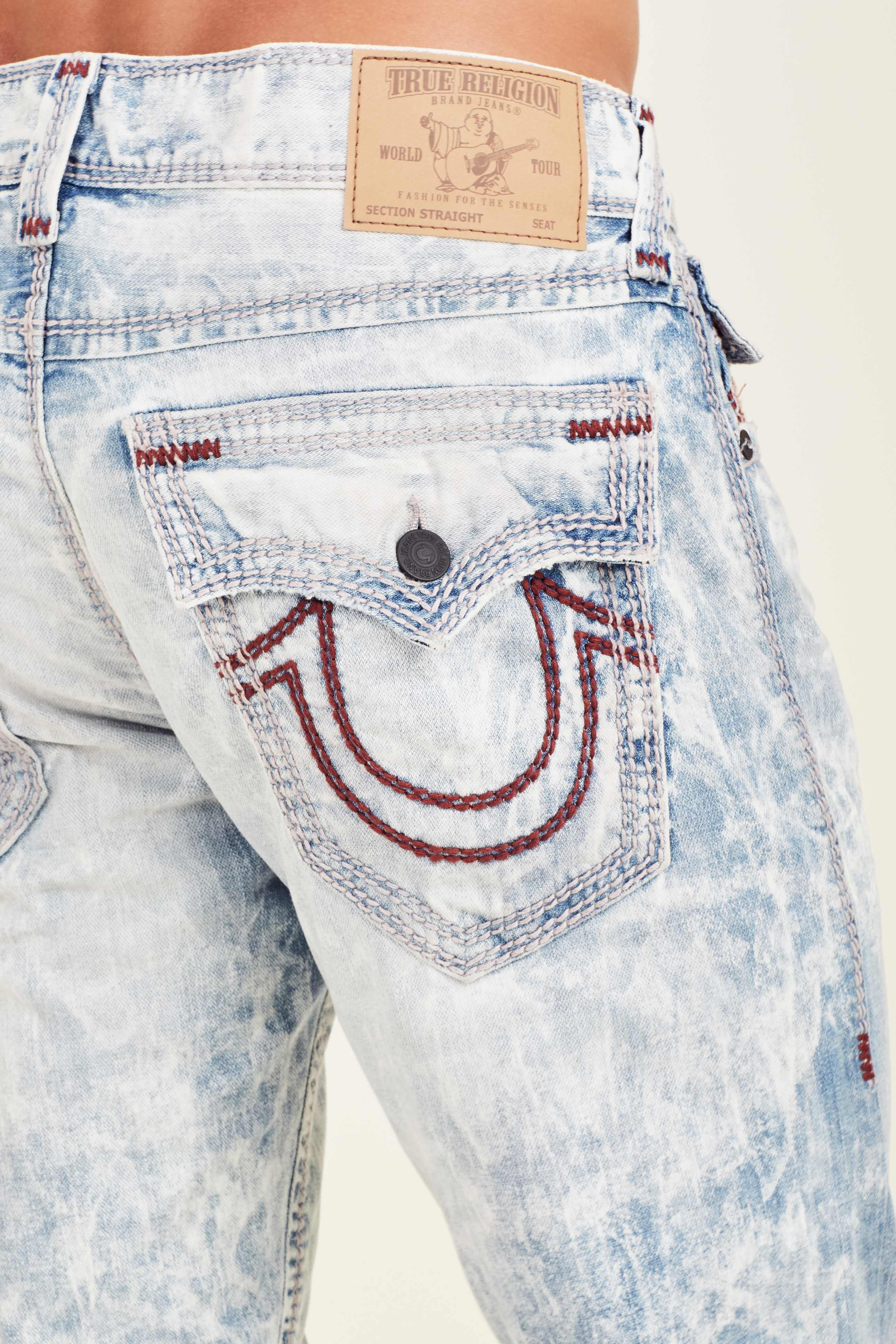 STRAIGHT FLAP MEGA T CLOUD MENS JEAN - Blizzard Rock Blue | True