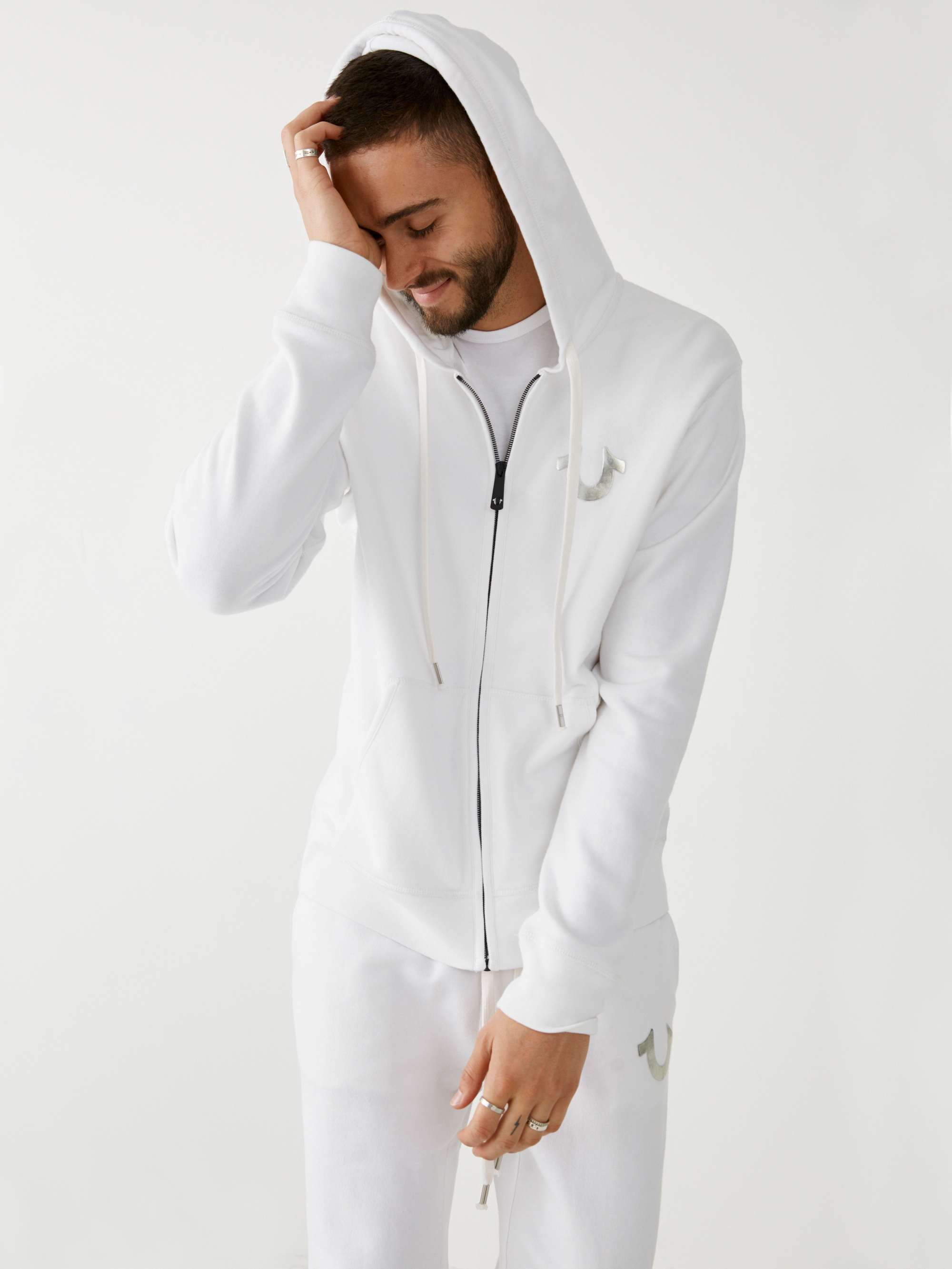 LOGO ZIP HOODIE