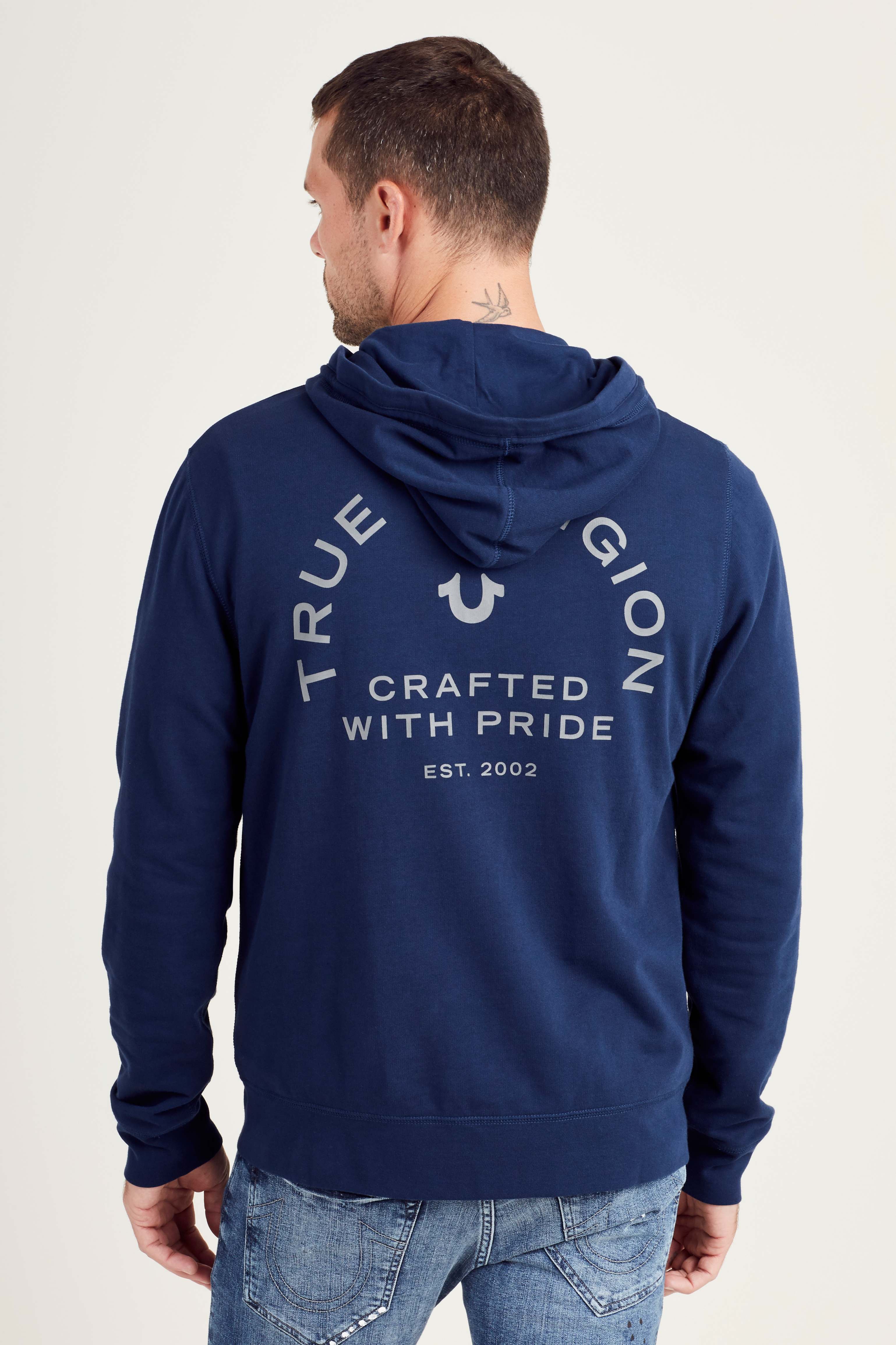 True religion crafted with pride hoodie sales