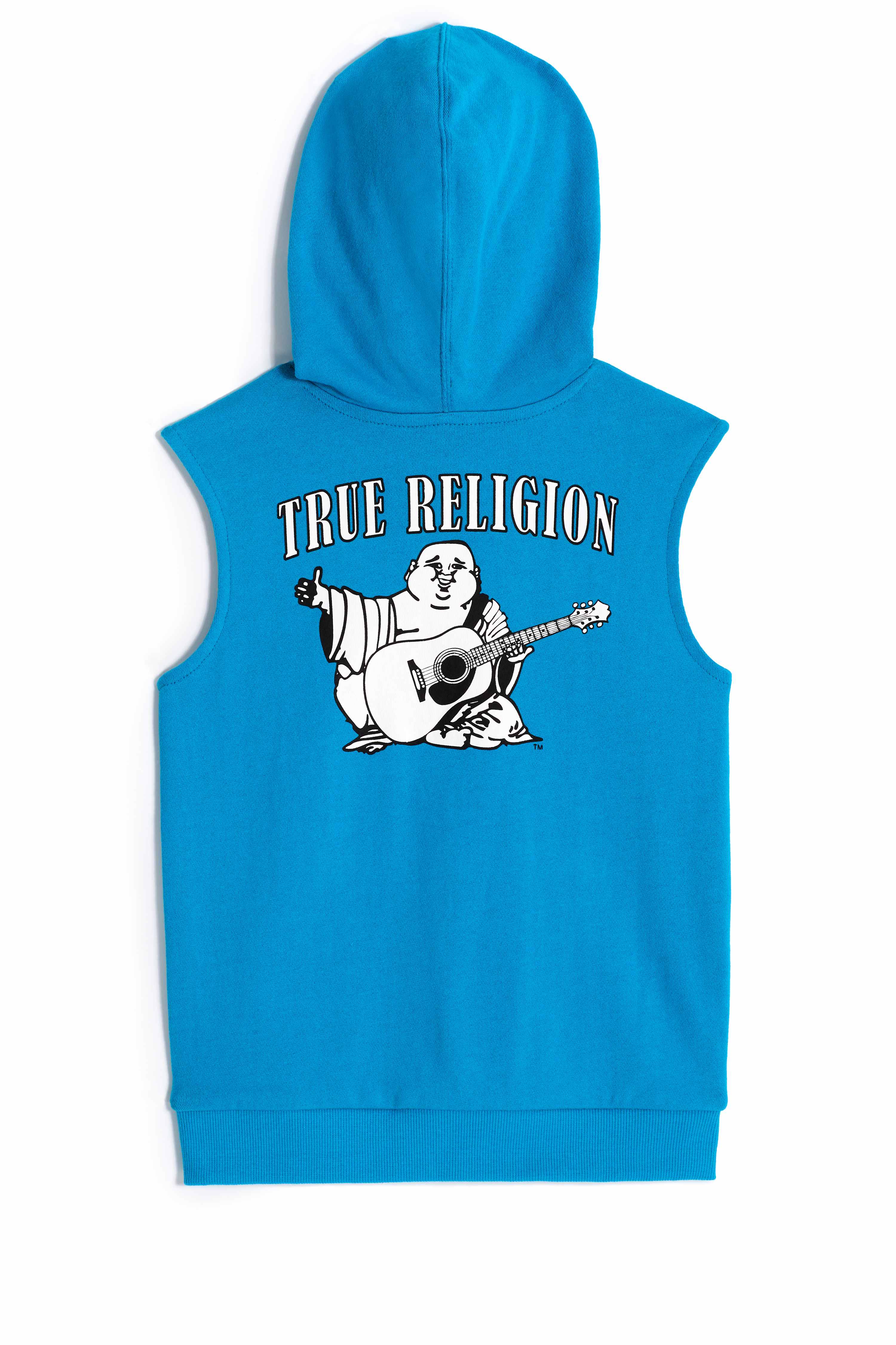 BOYS SLEEVELESS PULLOVER HOODIE, image 2