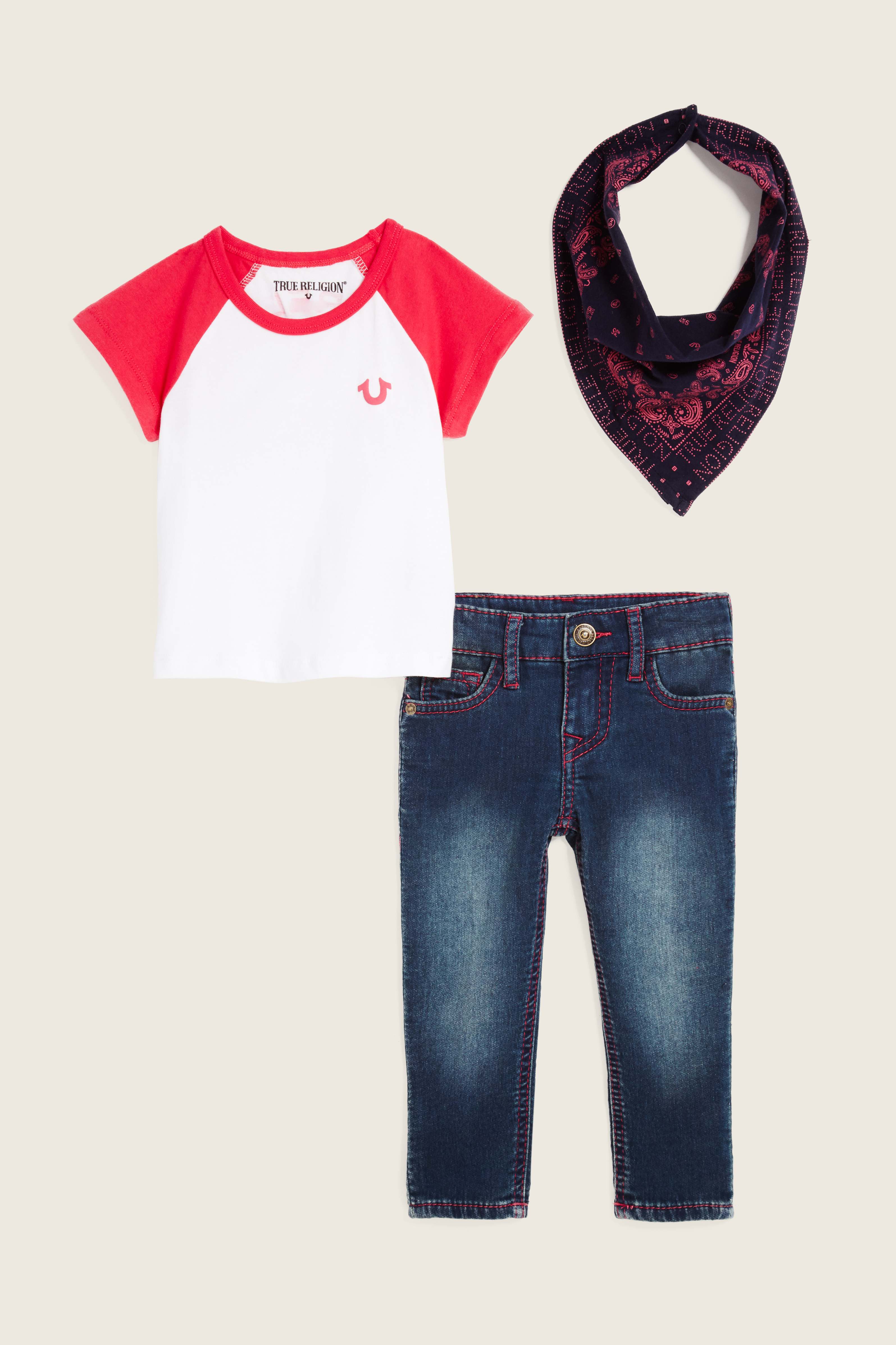 BANDANA BABY GIFT SET Purple True Religion
