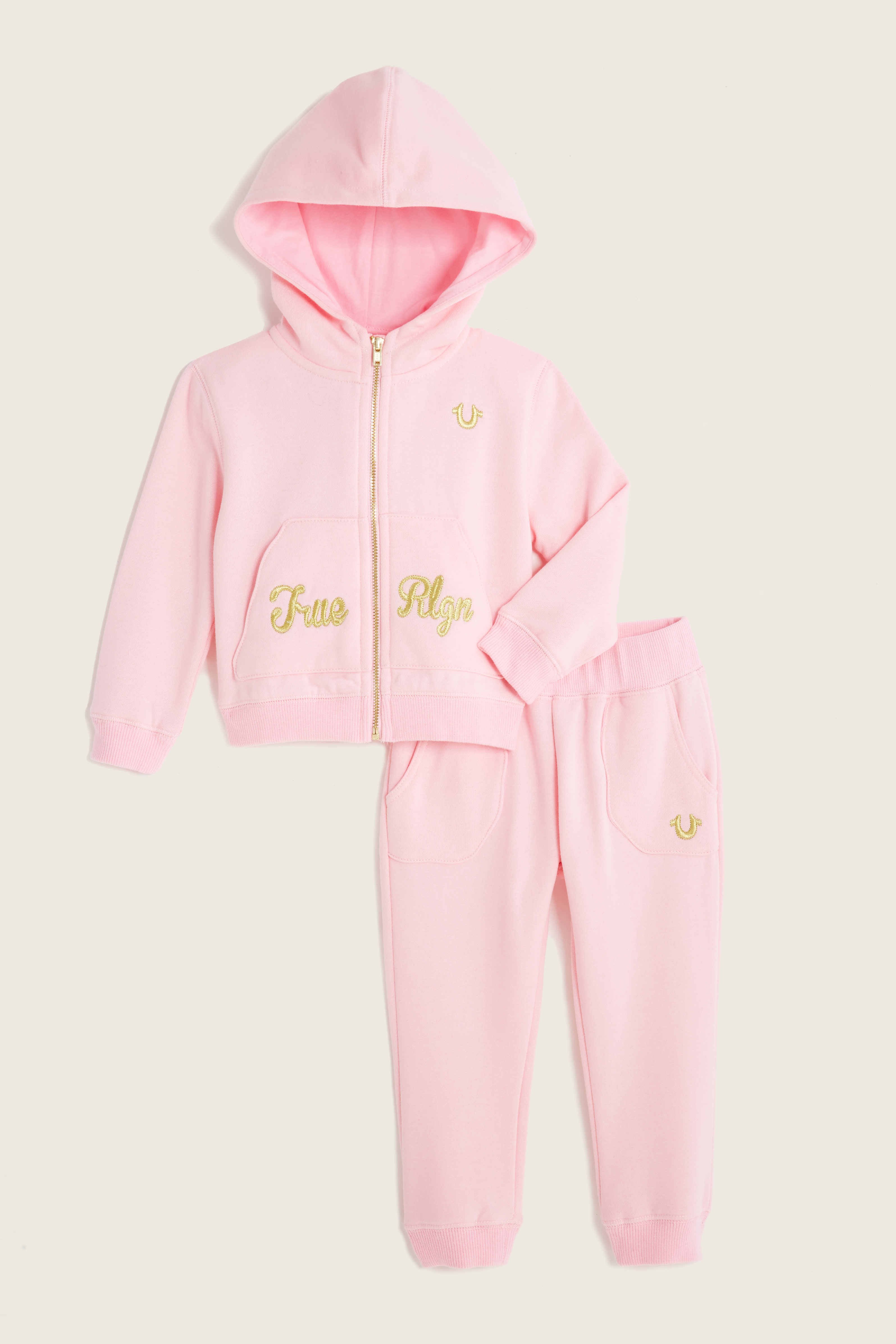 BABY HOODIE AND SWEATPANT GIFT SET Pink True Religion