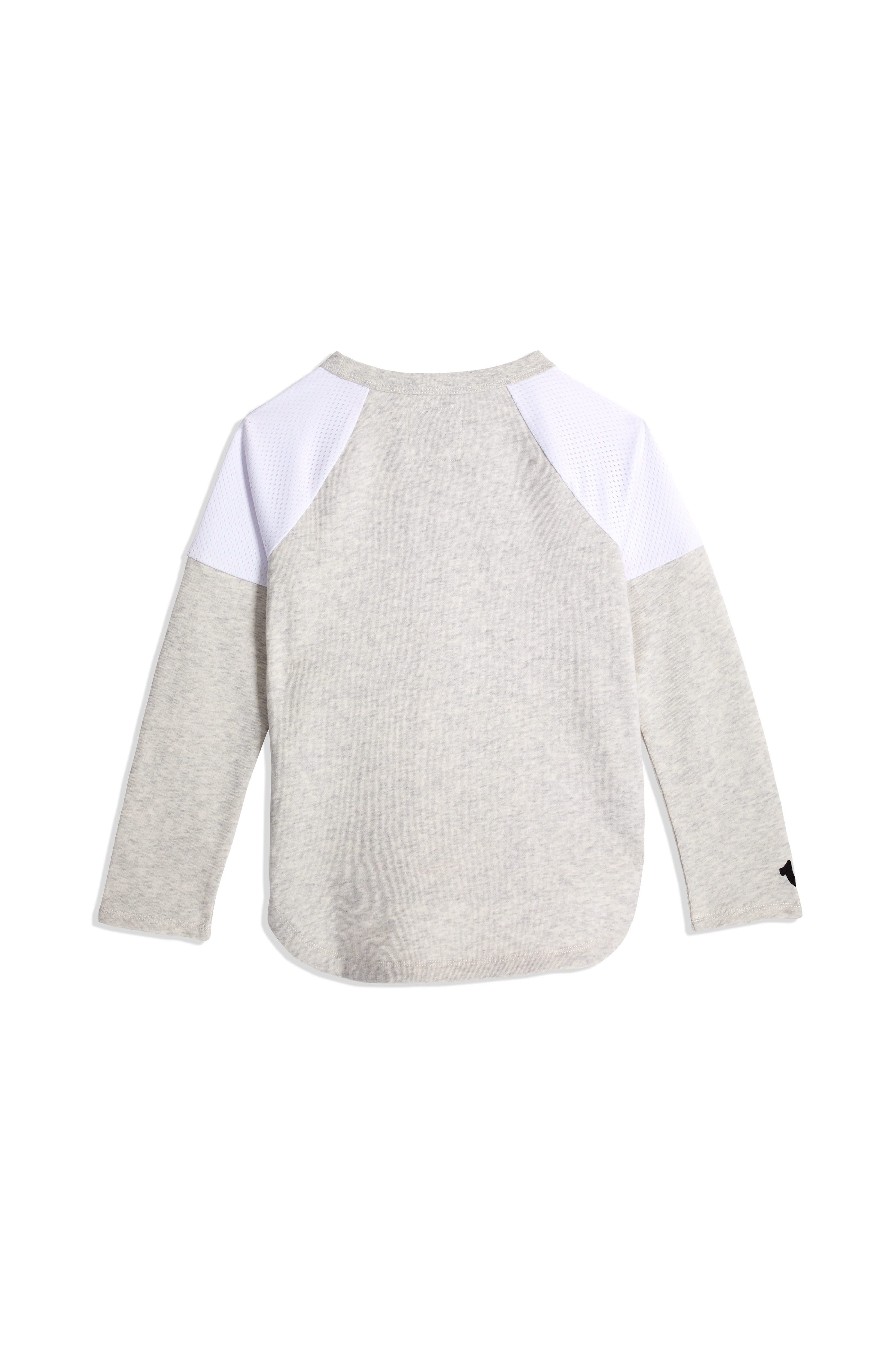 TODDLER/BIG KIDS GIRLS MESH FRENCH TERRY PULLOVER