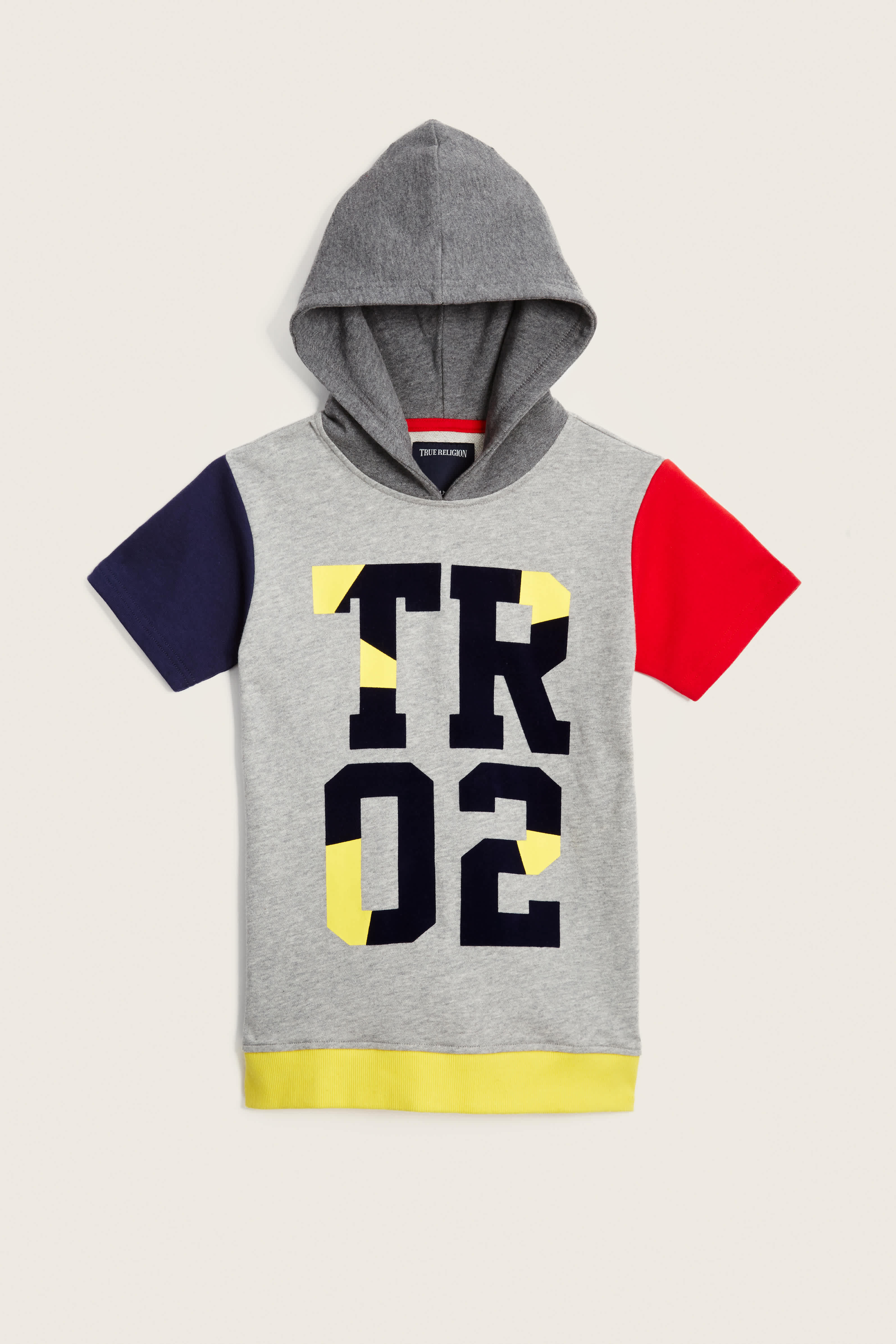 Fashion true religion short sleeve hoodie