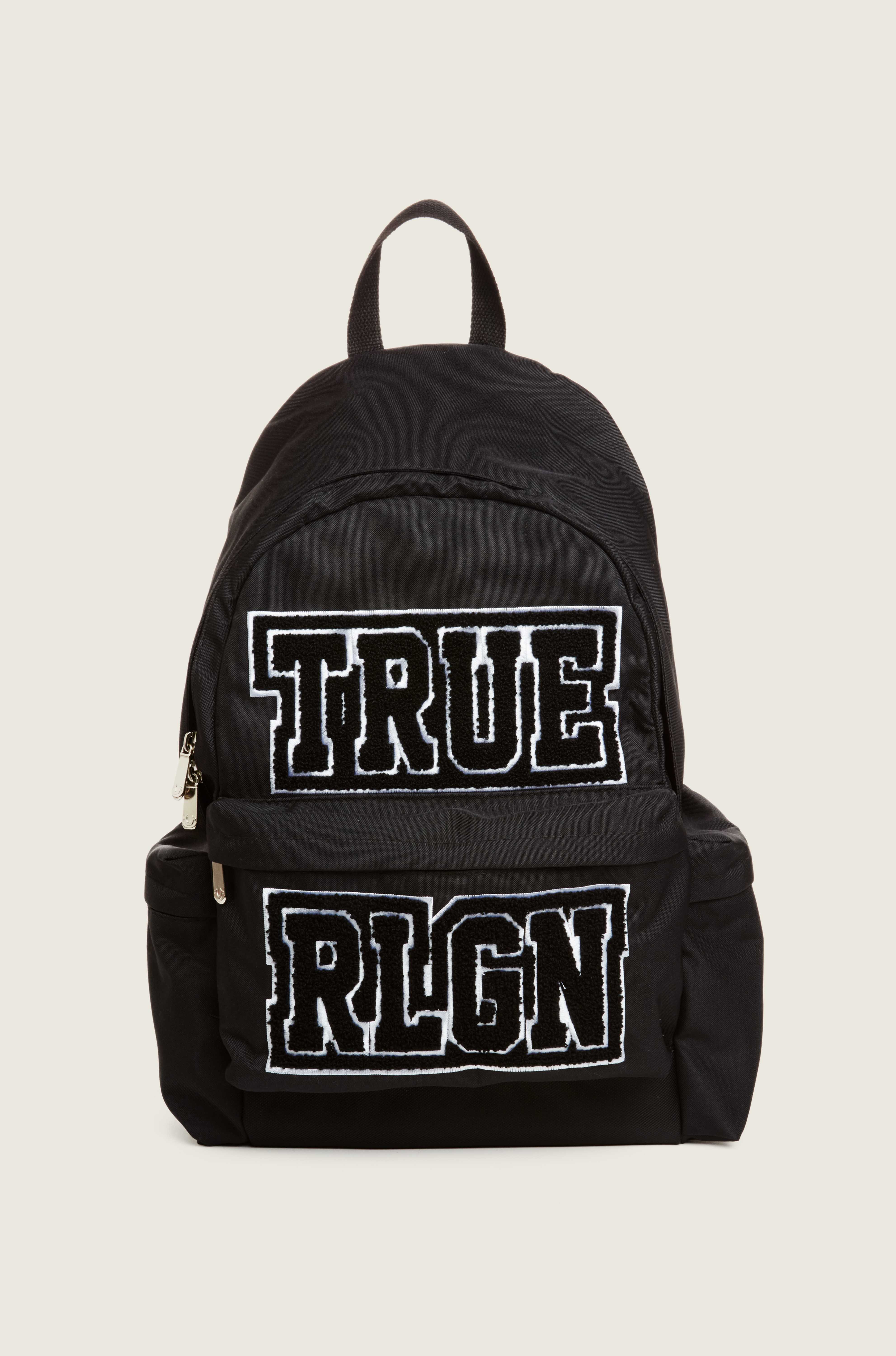 Black true religion backpack sale